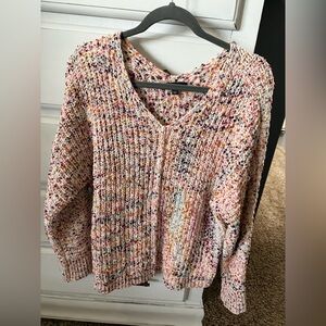 Multicolor Knit Women's Sweater
